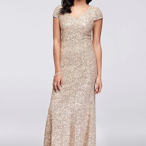 Gold Bridesmaid Dress